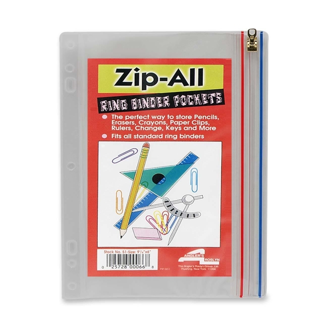 Anglers Zip All Ring Binder Pocket 52 ANG52