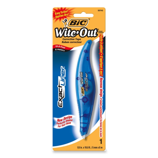 BIC Wite-Out Exact Liner Correction Tape Pen WOELP11 BICWOELP11 WOELP11 WHI