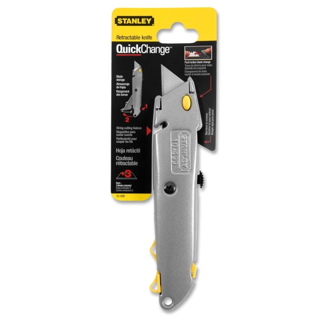 The Stanley Work Quick Change Retractable Utility Knife 10-499 BOS10499