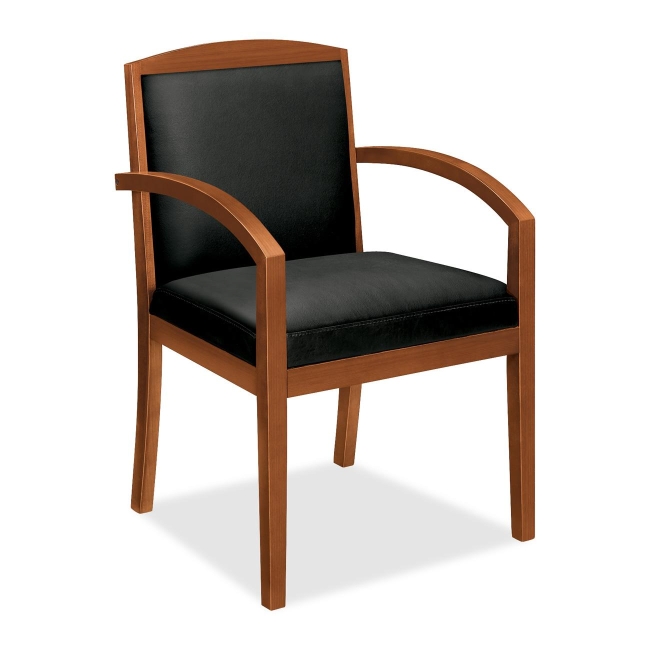HON Wood Guest Chair With Upholstered Back VL853HSP11 BSXVL853HSP11 VL853