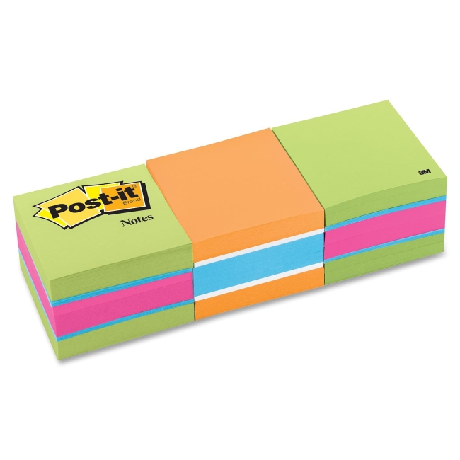 3M Bright Colors Memo Cube 2051-3PK MMM20513PK