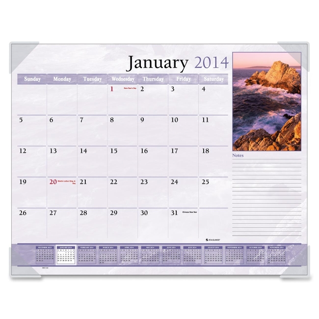 Mead Scenic Monthly Desk Pad DMD11032 AAGDMD11032