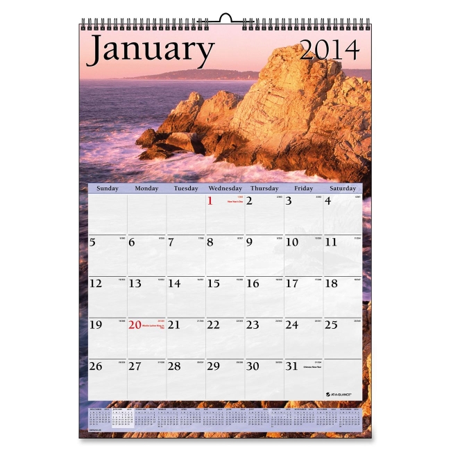 Mead Scenic Monthly Wall Calendar DMW20028 AAGDMW20028