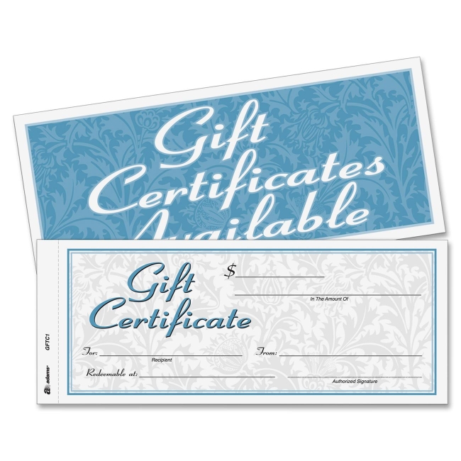 Globe-Weis Gift Certificate GFTC1 ABFGFTC1