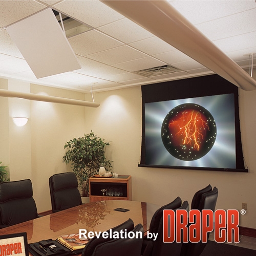 Draper Revelation Projector Ceiling-Recessed Mount with Environmental Airspace Housing 300027 Model A