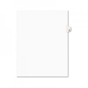 Avery Avery-Style Legal Exhibit Side Tab Divider, Title: 32, Letter, White, 25/Pack AVE01032 01032