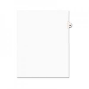 Avery Avery-Style Legal Exhibit Side Tab Divider, Title: 30, Letter, White, 25/Pack AVE01030 01030