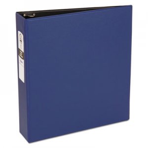 Avery Economy Non-View Binder with Round Rings, 11 x 8 1/2, 2" Capacity, Blue AVE03500 03500