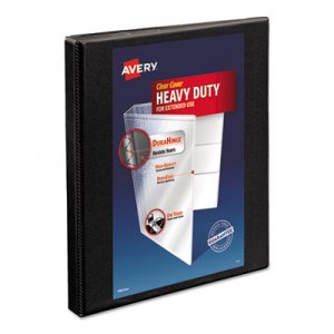 Avery Heavy-Duty Non Stick View Binder w/Slant Rings, 1/2" Cap, Black AVE05233 05233