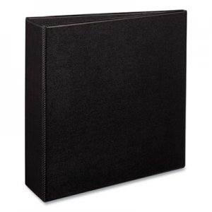Avery Durable Binder with Two Booster EZD Rings, 11 x 8 1/2, 3", Black AVE07701 07701