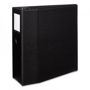 Avery Durable Binder with Two Booster EZD Rings, 11 x 8 1/2, 5", Black AVE08901 08901