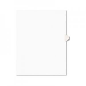 Avery Avery-Style Legal Exhibit Side Tab Divider, Title: 11, Letter, White, 25/Pack AVE11921 11921