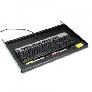 Innovera Standard Underdesk Keyboard Drawer, 21 3/8"w x 12 7/8"d, Black IVR53010