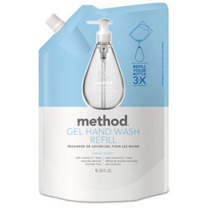 Method Gel Hand Wash Refill, Sweet Water, 34 oz Pouch MTH00652 00652