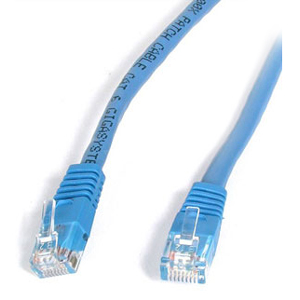 StarTech.com 2ft Blue Molded Cat6 UTP Patch Cable ETL Verified C6PATCH2BL
