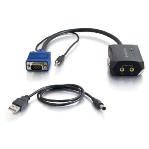 C2G Monitor A/V Splitter Cable Adapter 29588