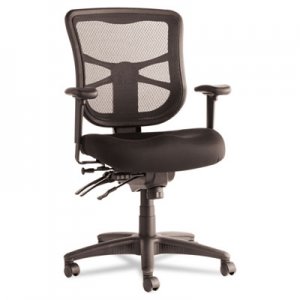 Alera Elusion Series Mesh Mid-Back Multifunction Chair, Black EL42ME10B ALEEL42ME10B