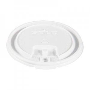 Dart Lift Back and Lock Tab Cup Lids, 10-24 oz Cups, White, 100/Sleeve, 20 Sleeves/CT SCCLB3161 LB3161