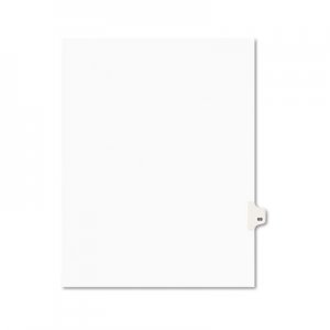 Avery Avery-Style Legal Exhibit Side Tab Divider, Title: 69, Letter, White, 25/Pack AVE01069 01069