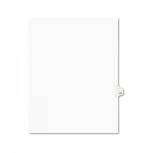 Avery Avery-Style Legal Exhibit Side Tab Divider, Title: 67, Letter, White, 25/Pack AVE01067 01067