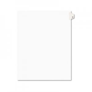 Avery Avery-Style Legal Exhibit Side Tab Divider, Title: 51, Letter, White, 25/Pack AVE01051 01051
