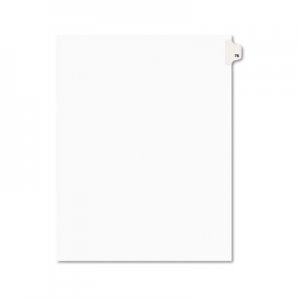 Avery Avery-Style Legal Exhibit Side Tab Divider, Title: 76, Letter, White, 25/Pack AVE01076 01076