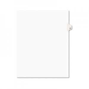 Avery Avery-Style Legal Exhibit Side Tab Divider, Title: 81, Letter, White, 25/Pack AVE01081 01081