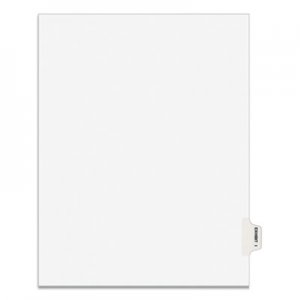 Avery Avery-Style Preprinted Legal Side Tab Divider, Exhibit I, Letter, White, 25/Pack AVE01379 01379