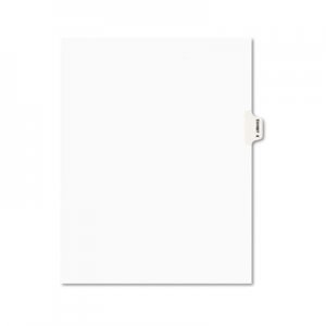 Avery Avery-Style Preprinted Legal Side Tab Divider, Exhibit X, Letter, White, 25/Pack AVE01394 01394