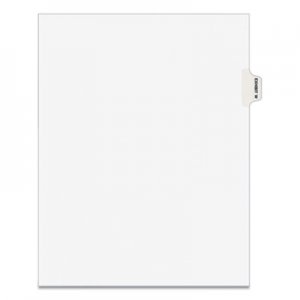 Avery Avery-Style Preprinted Legal Side Tab Divider, Exhibit W, Letter, White, 25/Pack AVE01393 01393