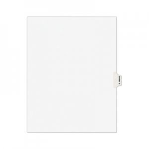 Avery Avery-Style Preprinted Legal Side Tab Divider, Exhibit F, Letter, White, 25/Pack AVE01376 01376