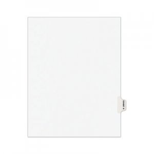 Avery Avery-Style Preprinted Legal Side Tab Divider, Exhibit R, Letter, White, 25/Pack AVE01388 01388