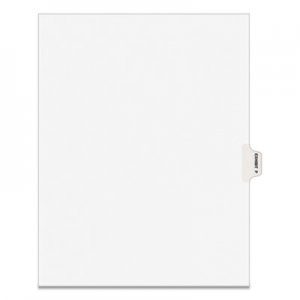 Avery Avery-Style Preprinted Legal Side Tab Divider, Exhibit P, Letter, White, 25/Pack AVE01386 01386