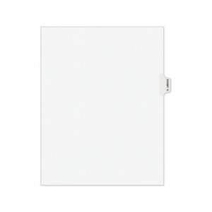 Avery Avery-Style Preprinted Legal Side Tab Divider, Exhibit N, Letter, White, 25/Pack AVE01384 01384