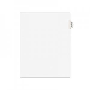 Avery Avery-Style Preprinted Legal Side Tab Divider, Exhibit L, Letter, White, 25/Pack AVE01382 01382