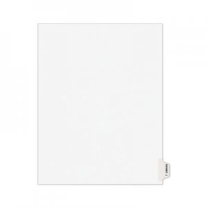 Avery Avery-Style Preprinted Legal Side Tab Divider, Exhibit J, Letter, White, 25/Pack AVE01380 01380