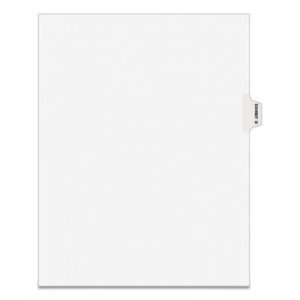 Avery Avery-Style Preprinted Legal Side Tab Divider, Exhibit D, Letter, White, 25/Pack AVE01374 01374