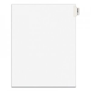 Avery Avery-Style Preprinted Legal Side Tab Divider, Exhibit A, Letter, White, 25/Pack AVE01371 01371