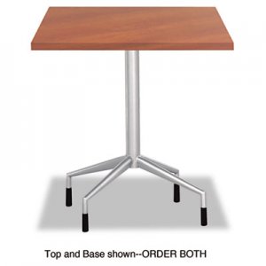 Safco RSVP Series Standard Fixed Height Table Base, 28" dia. x 29h, Silver SAF2656SL 2656SL