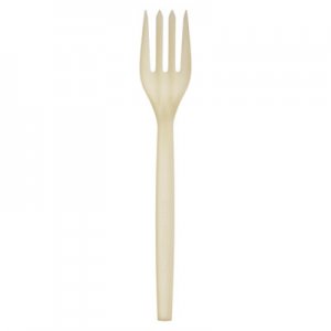 Eco-Products Plant Starch Fork - 7", 50/PK ECOEPS002PK EP-S002PK