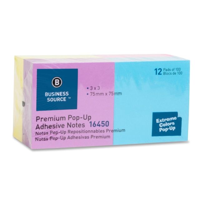 Business Source Pop-up Adhesive Note 16450 BSN16450