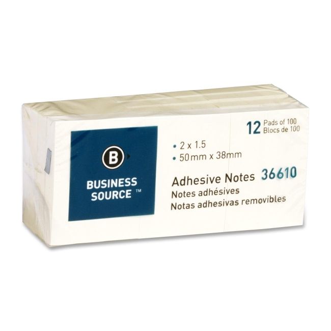 Business Source Adhesive Note 36610 BSN36610