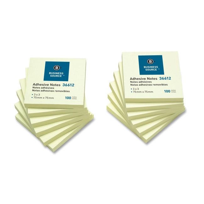 Business Source Adhesive Note 36612 BSN36612