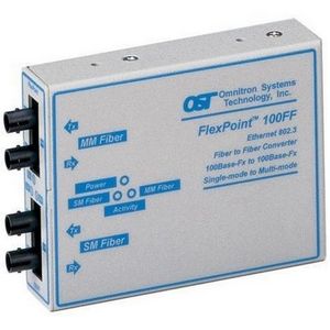 Omnitron FlexPoint Fast Ethernet Fiber Converter 4421-1
