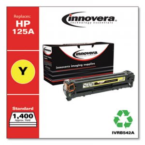 Innovera Remanufactured CB542A (125A) Toner, Yellow IVRB542A