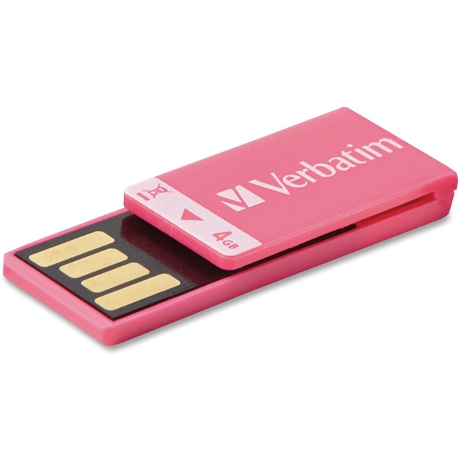 Verbatim 4GB Clip-it USB 2.0 Flash Drive 97549