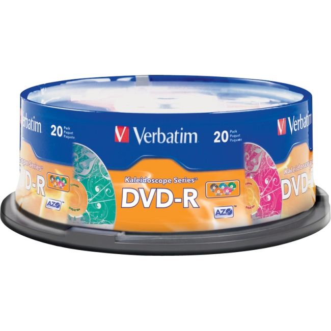 Verbatim Kaleidoscope DVD Recordable Media 97503