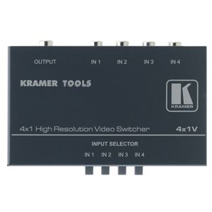 Kramer 4-Port Video Switch 4X1V