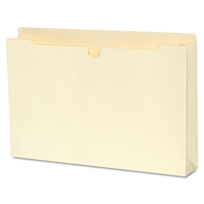 S J Paper File Jackets with Two Inch Expansion, Legal, 11 Point Manila, 50/Box S11331 SJPS11331