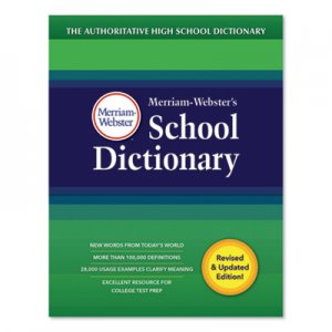 Merriam Webster School Dictionary, Grades 9-11, Hardcover, 1,280 Pages MER6800 MER80